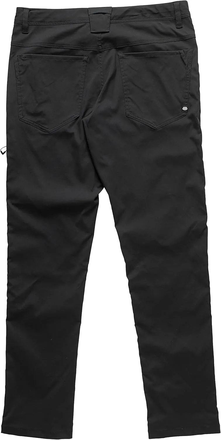 686 Men's Everywhere Pant - Travel Pants for Men - Slim Fit - 10 Pocket Design