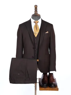 Adam Brown Set Blazer Linen Suit