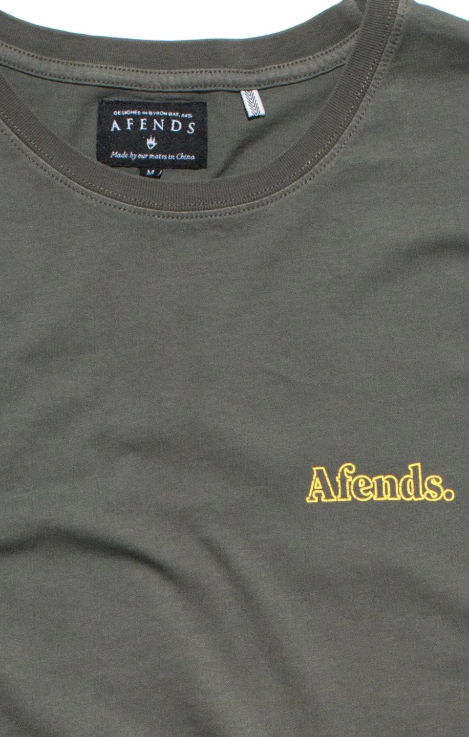 Afends Mens Long Live - Standard Fit Tee
