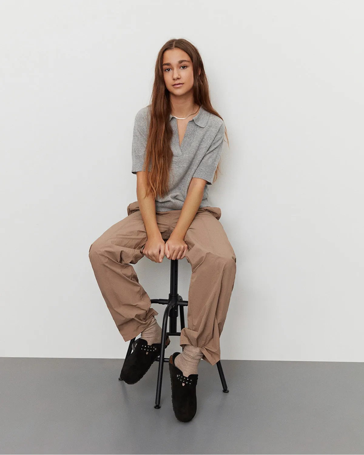 AMALYSY KNIT - Grey melange