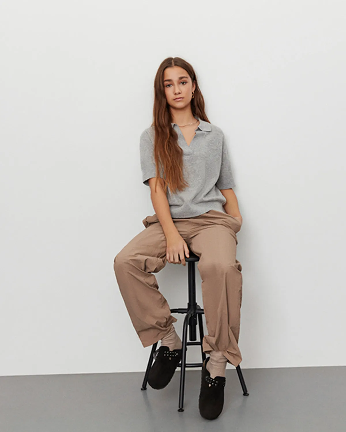 AMALYSY KNIT - Grey melange