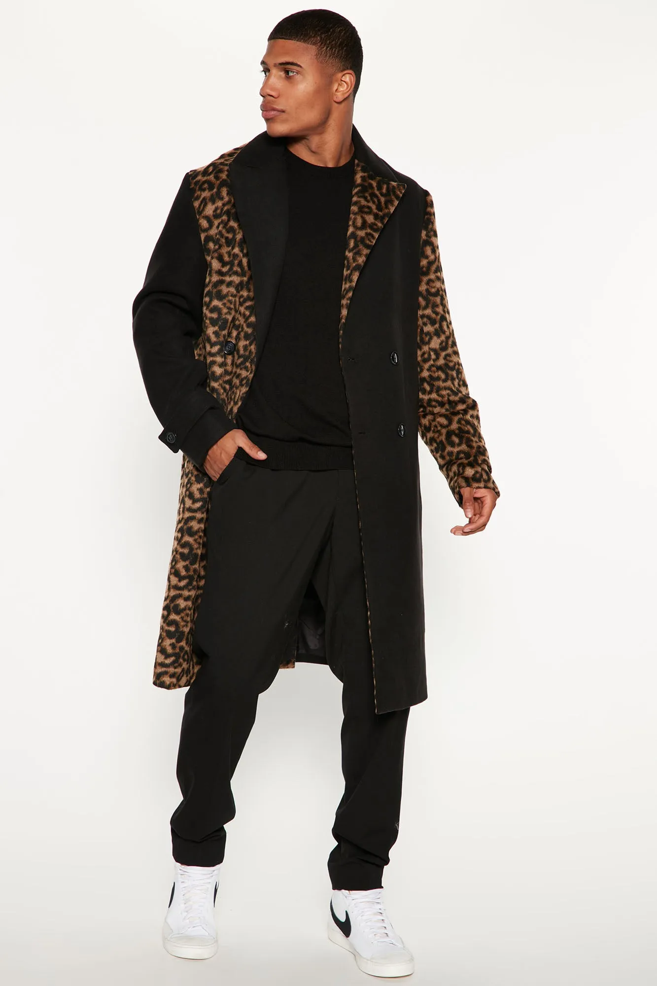 Benjamin Car Coat - Brown/combo