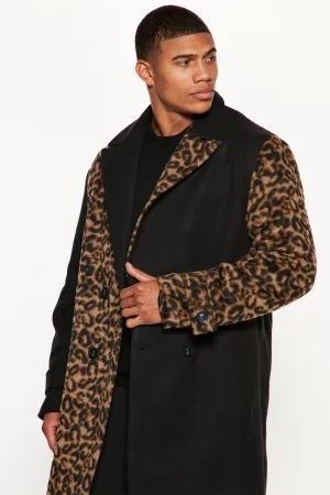 Benjamin Car Coat - Brown/combo