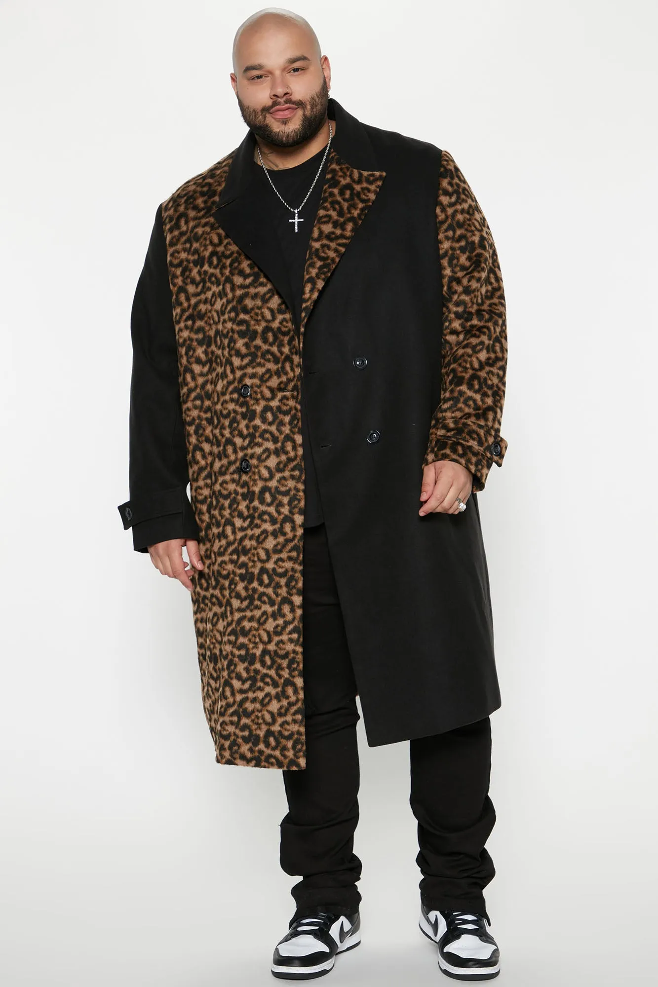Benjamin Car Coat - Brown/combo