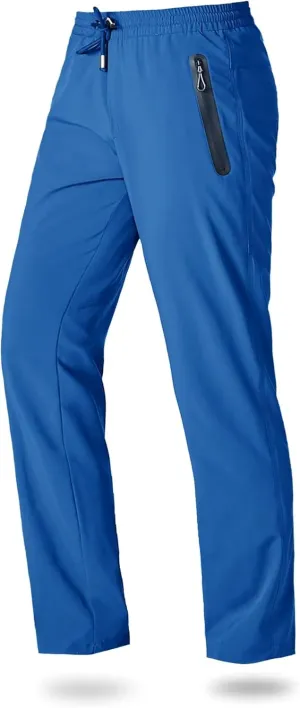 Boladeci Men's Joggers Lightweight Quick Dry Casual Athletic Hiking Pants Sweatpants with Pockets Elastic Waist