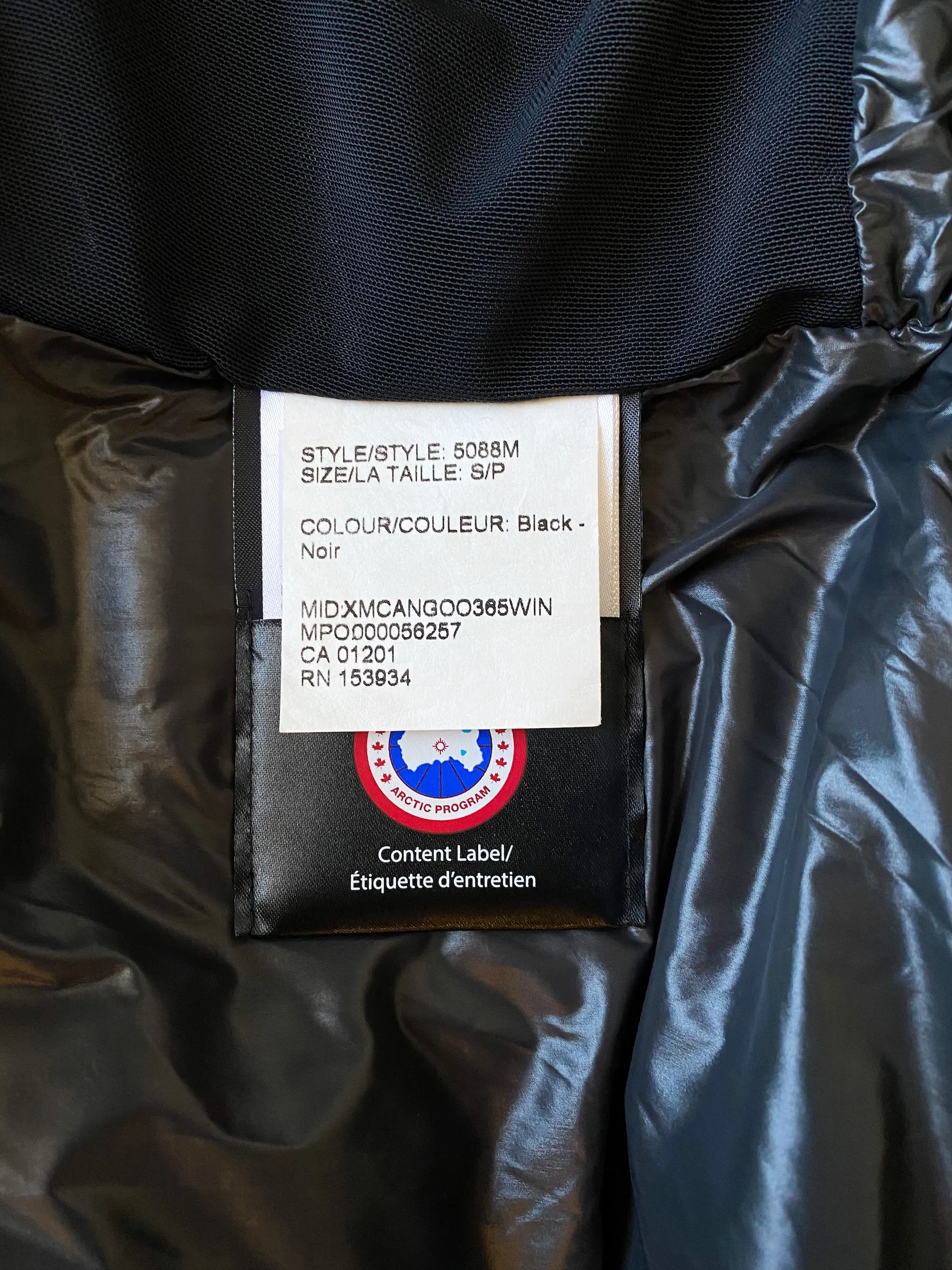 Canada Goose Black Armstrong Hoody Men's Jacket