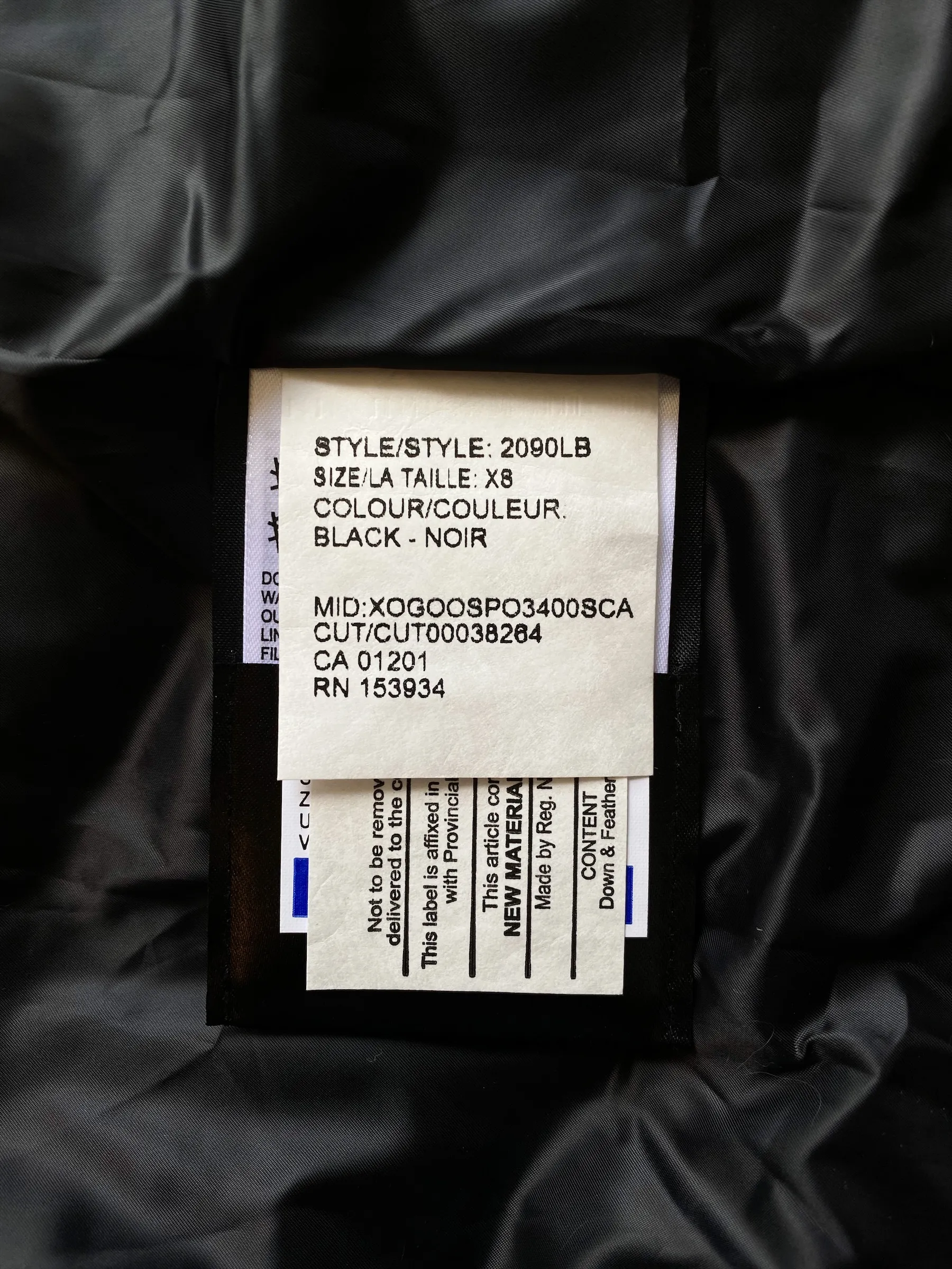 Canada Goose Black Lorette Black Label Women's Jacket