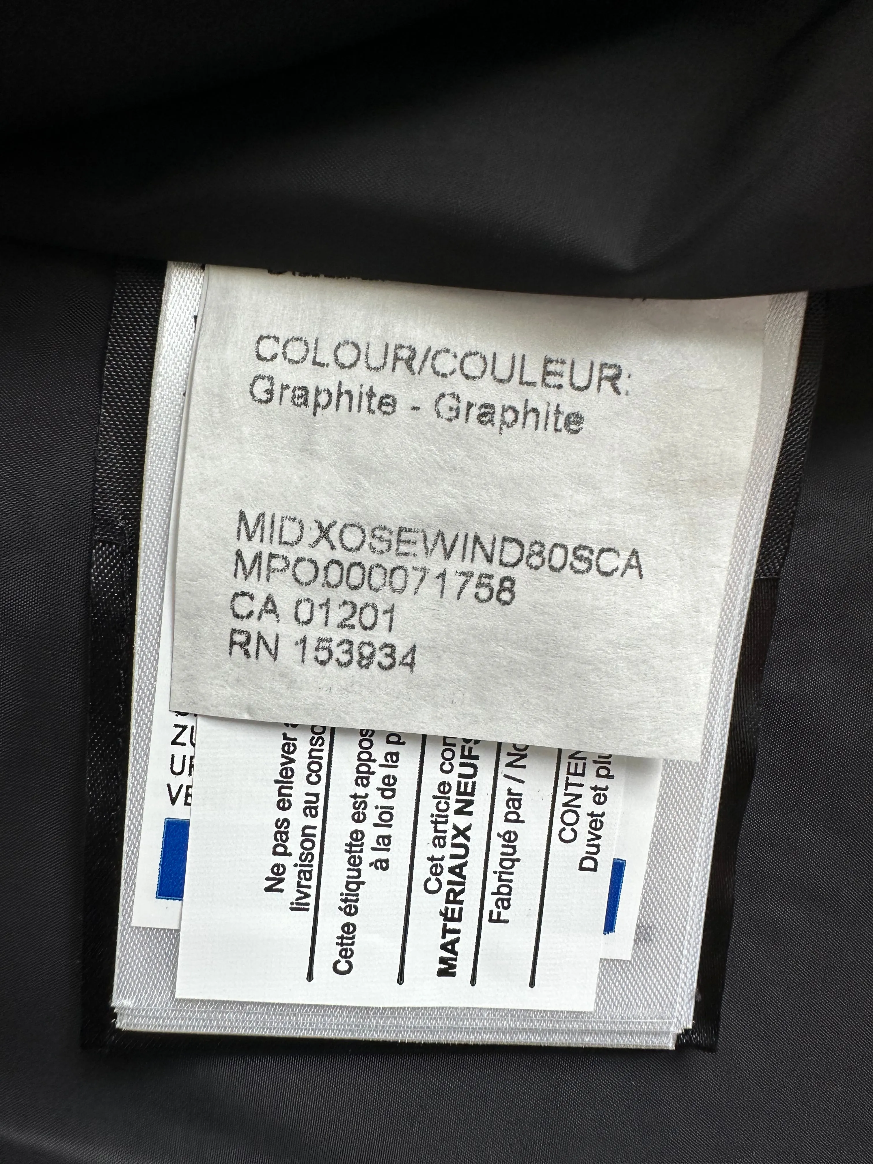 Canada Goose Graphite Fusion Carson Men's Jacket