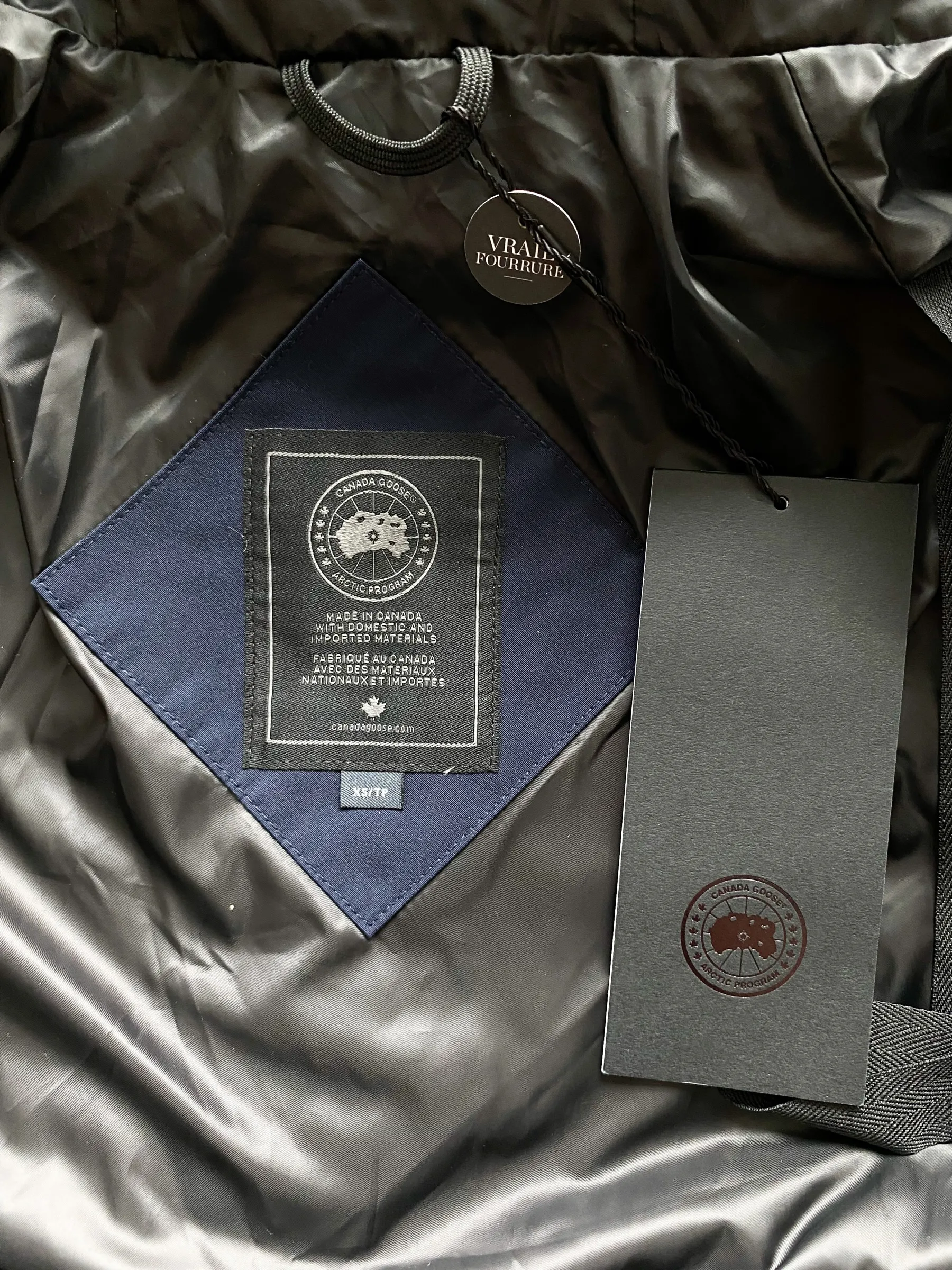 Canada Goose Navy Lorette Black Label Women's Jacket