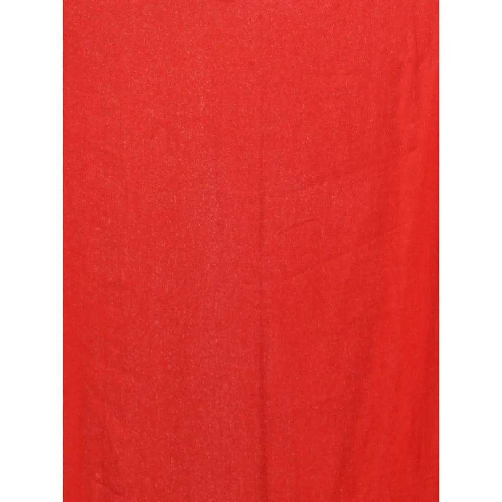 CHARUKRITI Red Georgette Kurta with Palazzo and Dupatta with Beads Work (Set of 3)