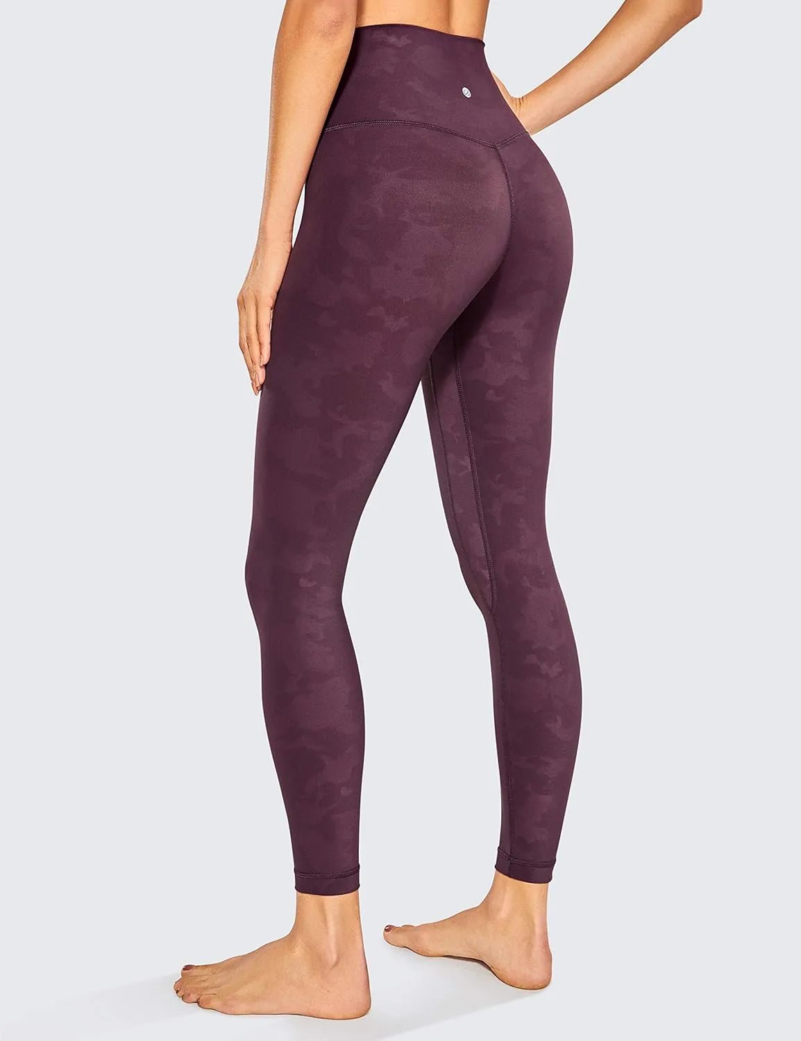 CRZ YOGA Womens Naked Feeling Leggings 25 Inches - High Waisted Workout Yoga Pants