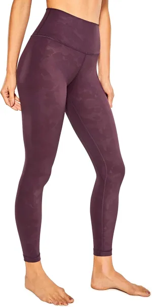 CRZ YOGA Womens Naked Feeling Leggings 25 Inches - High Waisted Workout Yoga Pants