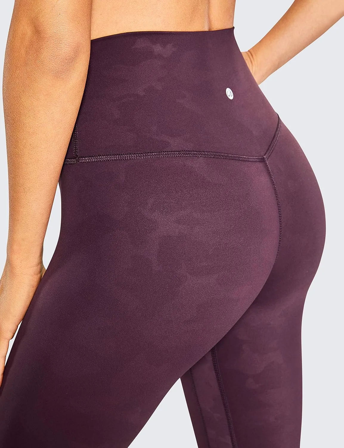 CRZ YOGA Womens Naked Feeling Leggings 25 Inches - High Waisted Workout Yoga Pants