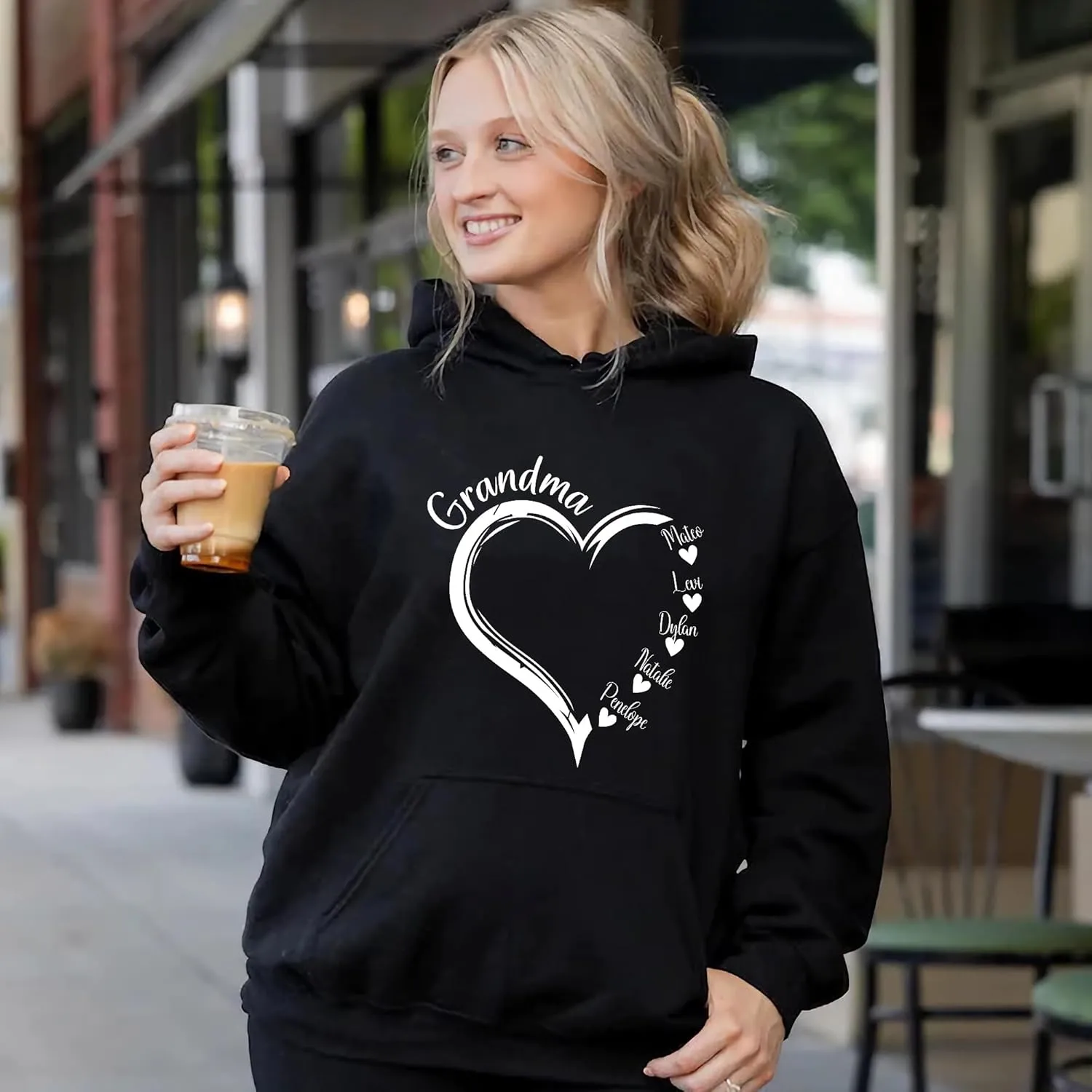 Custom Mama Sweatshirt for Women, Personalized Sweatshirts, Mothers Day Birthday Gifts for Mom From Daughter Son