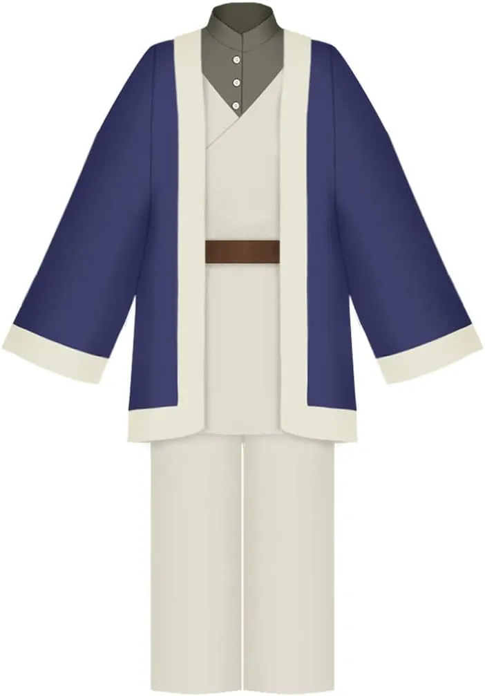 Delicious in Dungeon Falin Touden Cosplay Costume Anime Halloween Outfit Tunic Cloak Pants Hat Suit