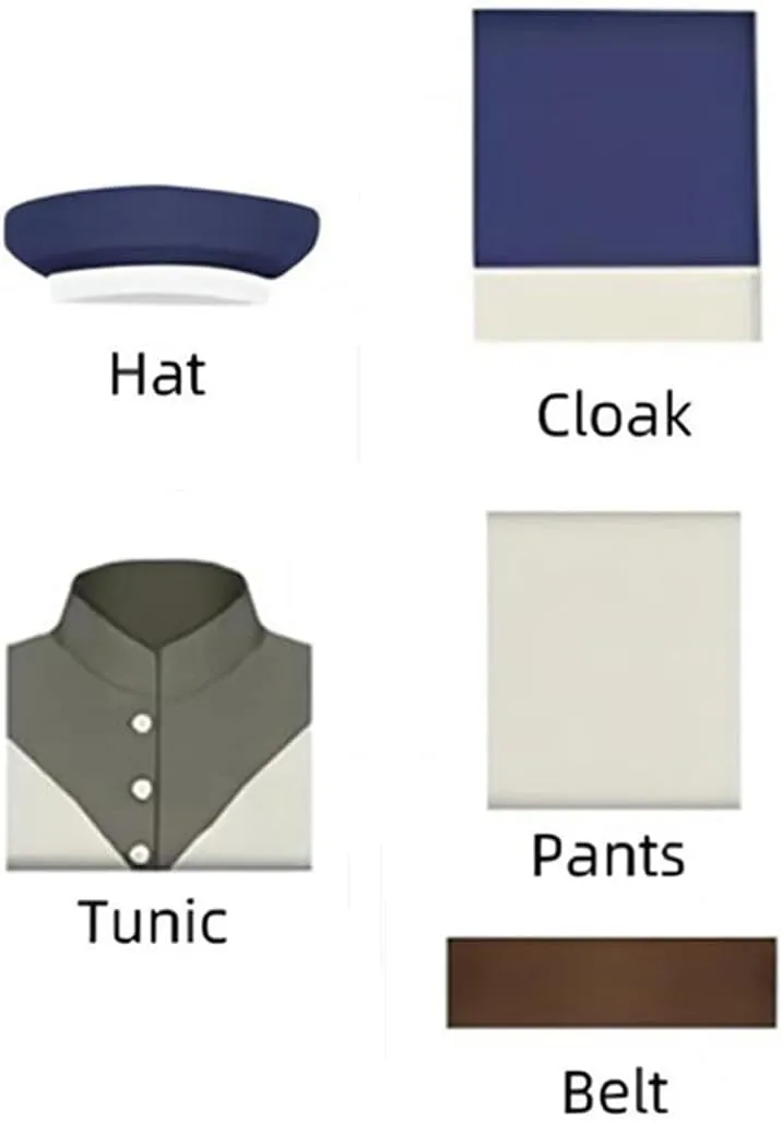 Delicious in Dungeon Falin Touden Cosplay Costume Anime Halloween Outfit Tunic Cloak Pants Hat Suit