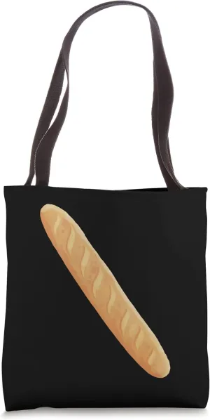 Funny French Baguette Baker Outfit Bread Fan Tote Bag