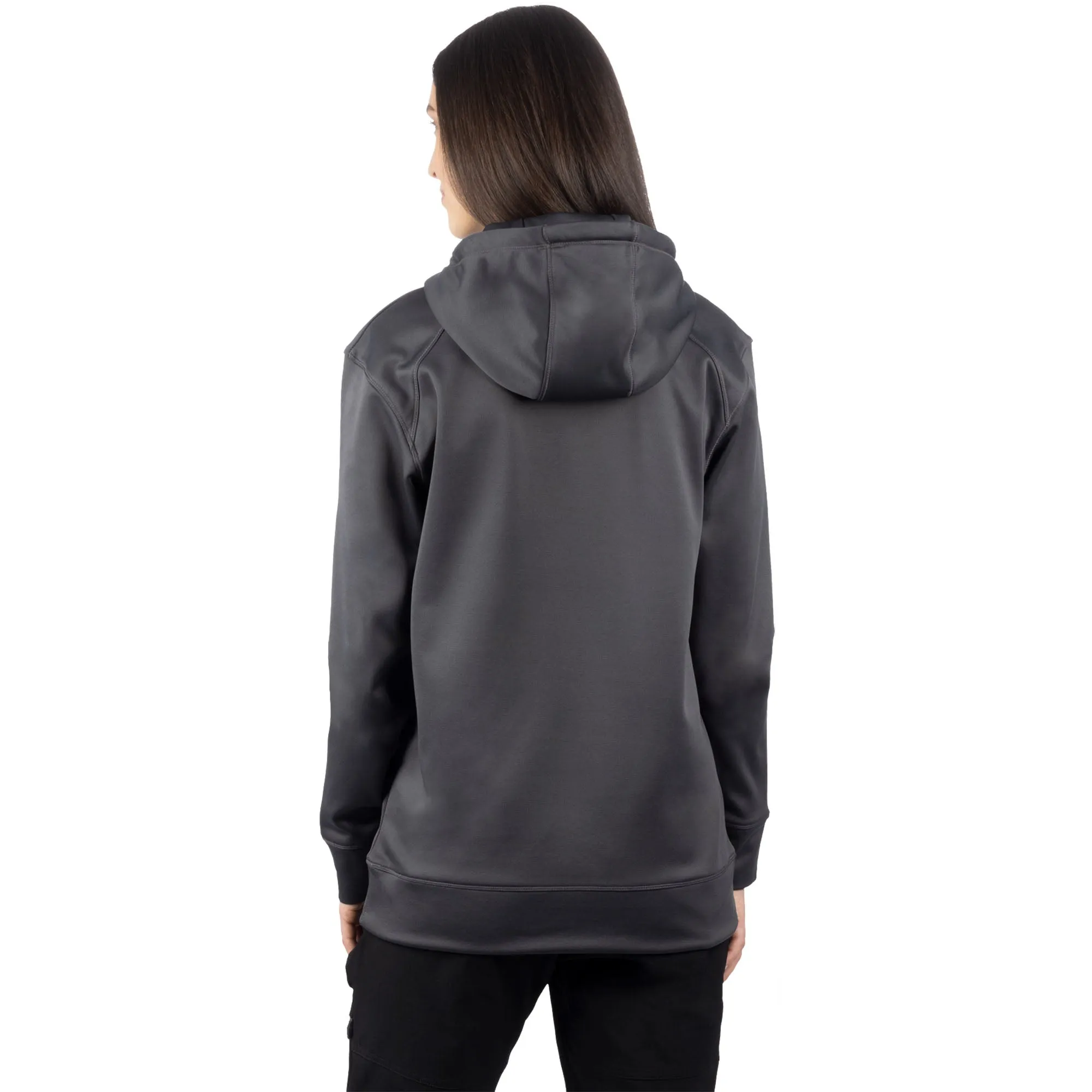 FXR Helium Tech Pullover Hoodie Asphalt/Inferno Grey
