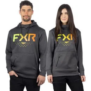 FXR Helium Tech Pullover Hoodie Asphalt/Inferno Grey