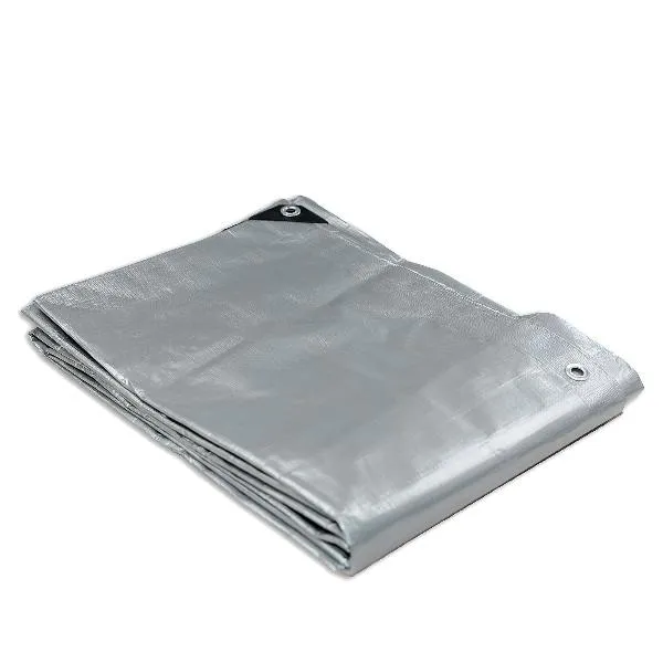 Heavy Duty Silver Tarp Tarpaulin 3.0m x 3.6m