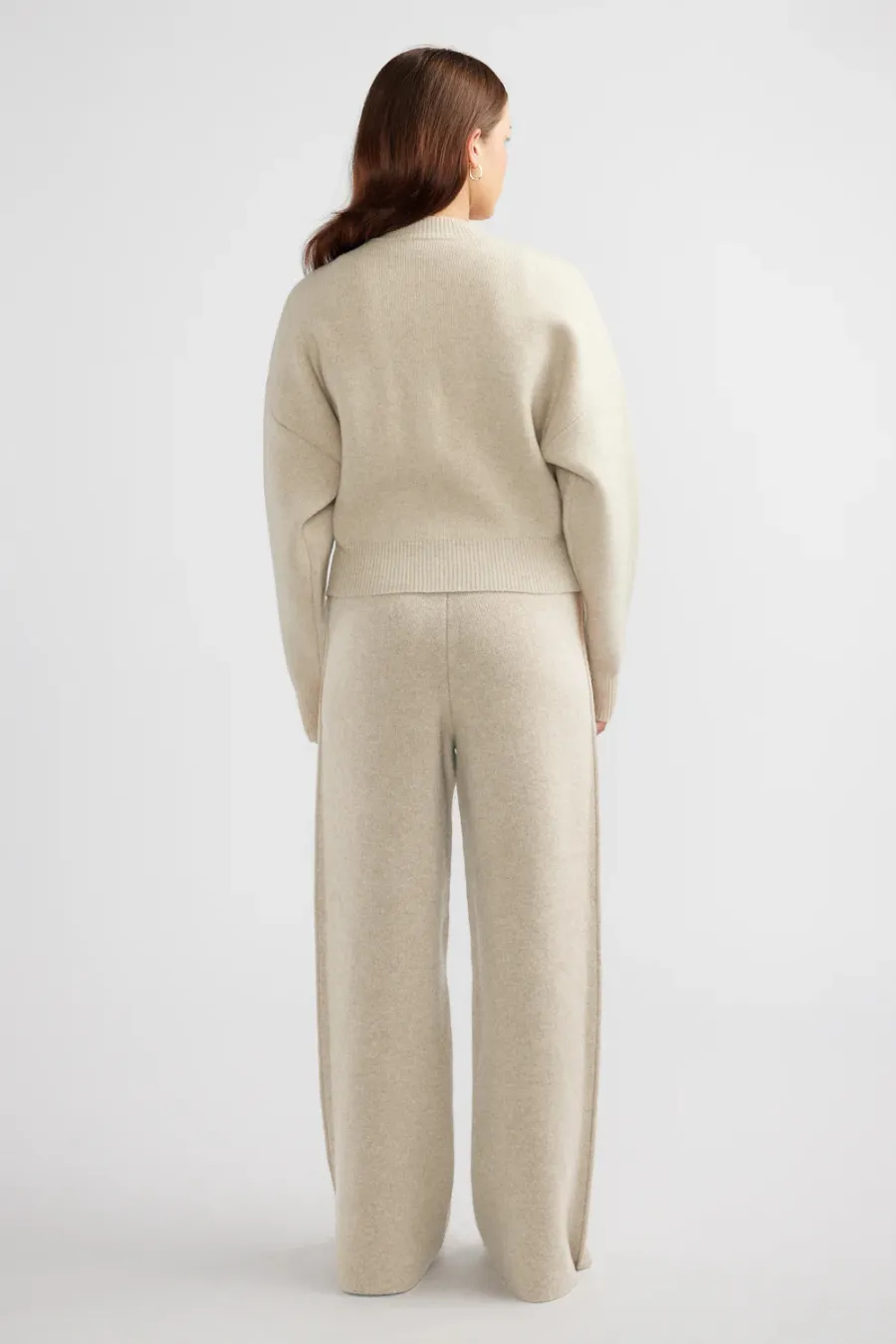 James Knit Bomber Jacket Oat