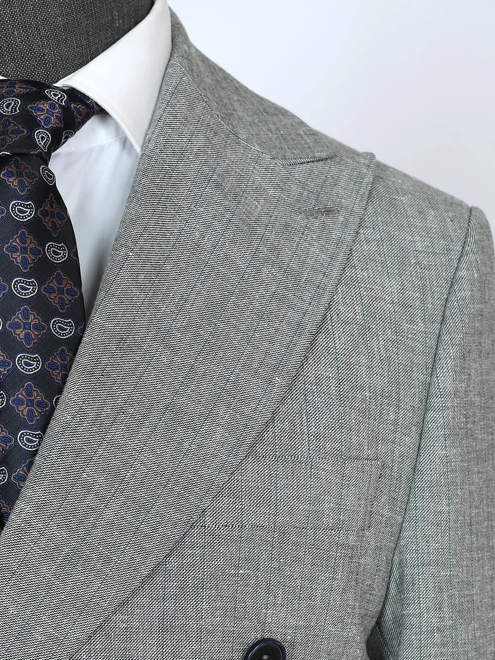 Jamison Grey Set Blazer Linen Suit