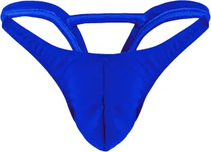 JEsilunmaMY Low Rise Underwear for Men Solid Color Bulge Pouch G-String Bikini Briefs Hollow Out Backless Panties Swimwear