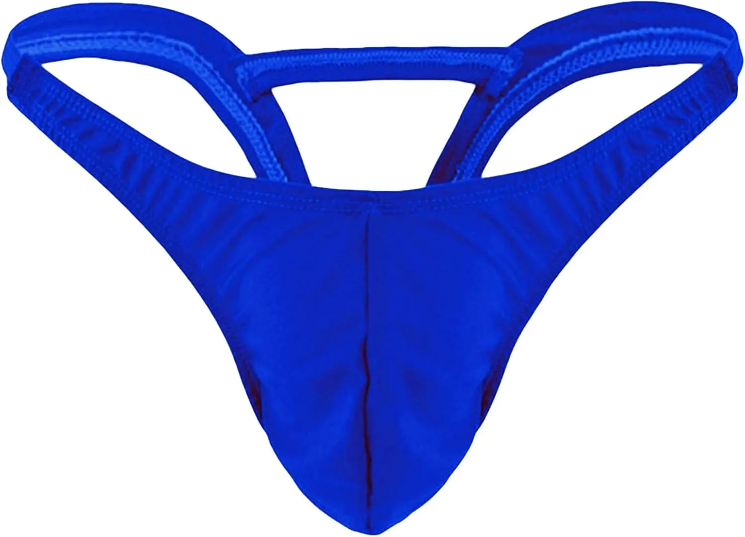 JEsilunmaMY Low Rise Underwear for Men Solid Color Bulge Pouch G-String Bikini Briefs Hollow Out Backless Panties Swimwear