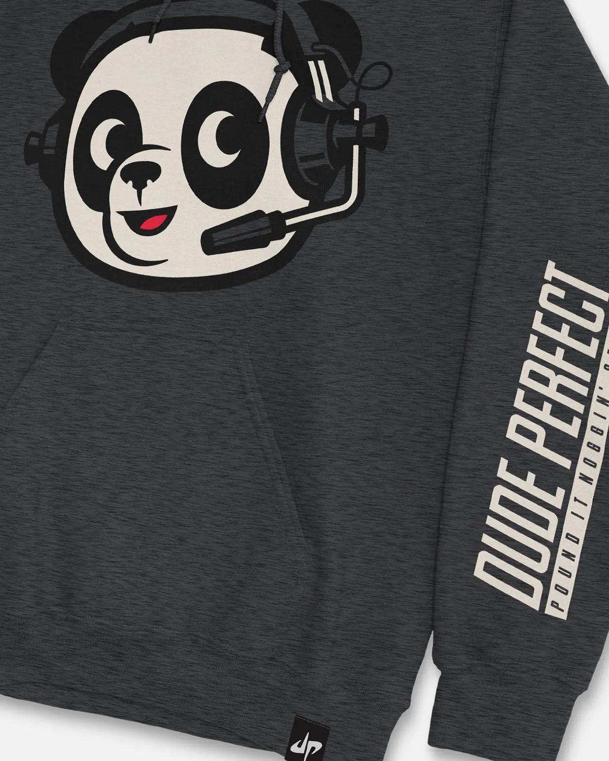 John Panda Headset Hoodie (Charcoal)