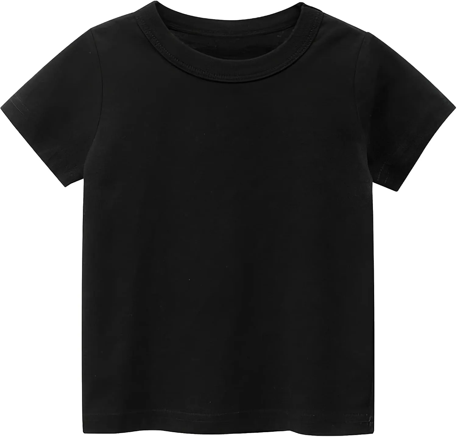Kids Boys 3 Pack T-Shirt Cotton Tee Short Sleeve Crewneck Top Undershirts 1-8 Years