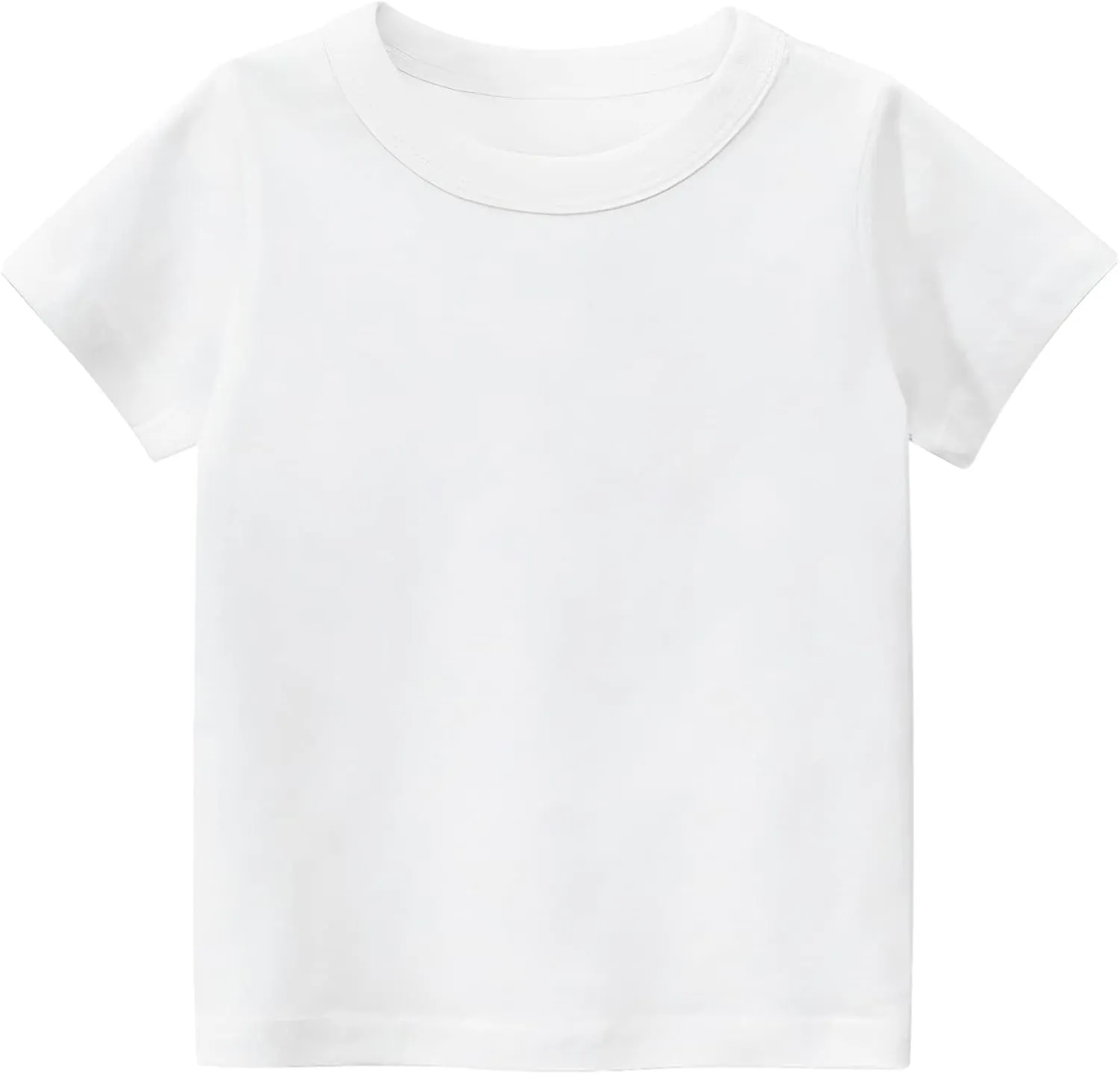 Kids Boys 3 Pack T-Shirt Cotton Tee Short Sleeve Crewneck Top Undershirts 1-8 Years
