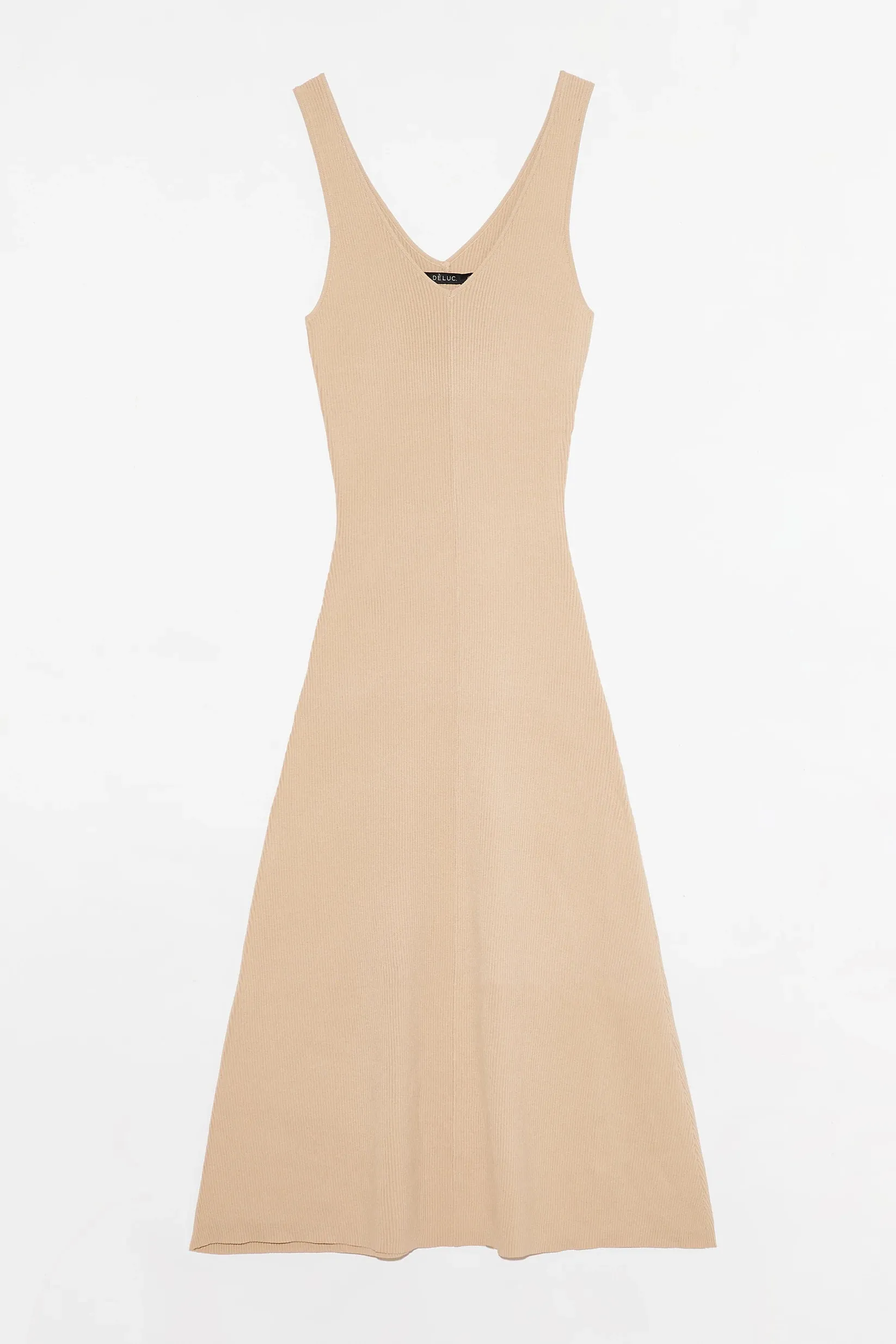 Kira Knit Midi Dress - Pink Sand