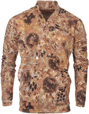 Kryptek Dallol LS Rugby Shirt for Men - Advanced Cool Touch Tech, Moisture Wicking, Quick Dry, UPF Protection, Flyway - 3X-Large