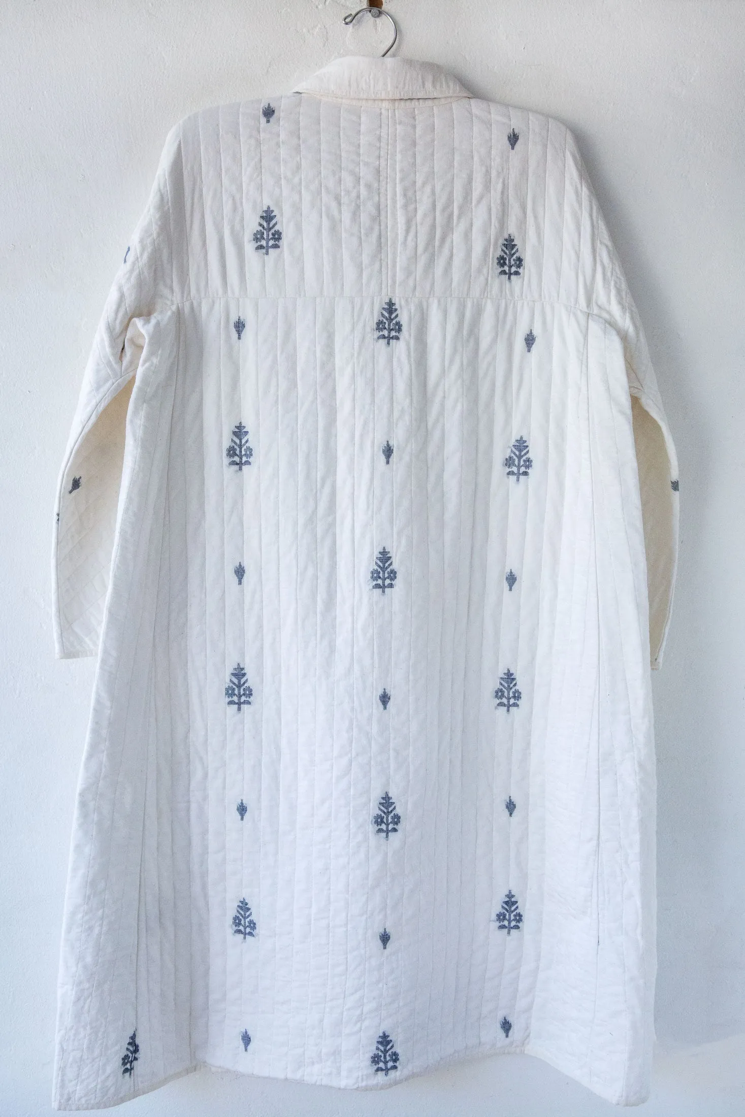 Lauren Quilted Jamdani Coat