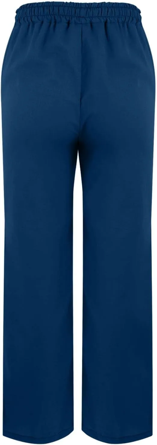 Linen Pants for Women 2025 Summer High Waist Elastic Straight Leg Pant Casual Loose Lightweight Beach Trousers