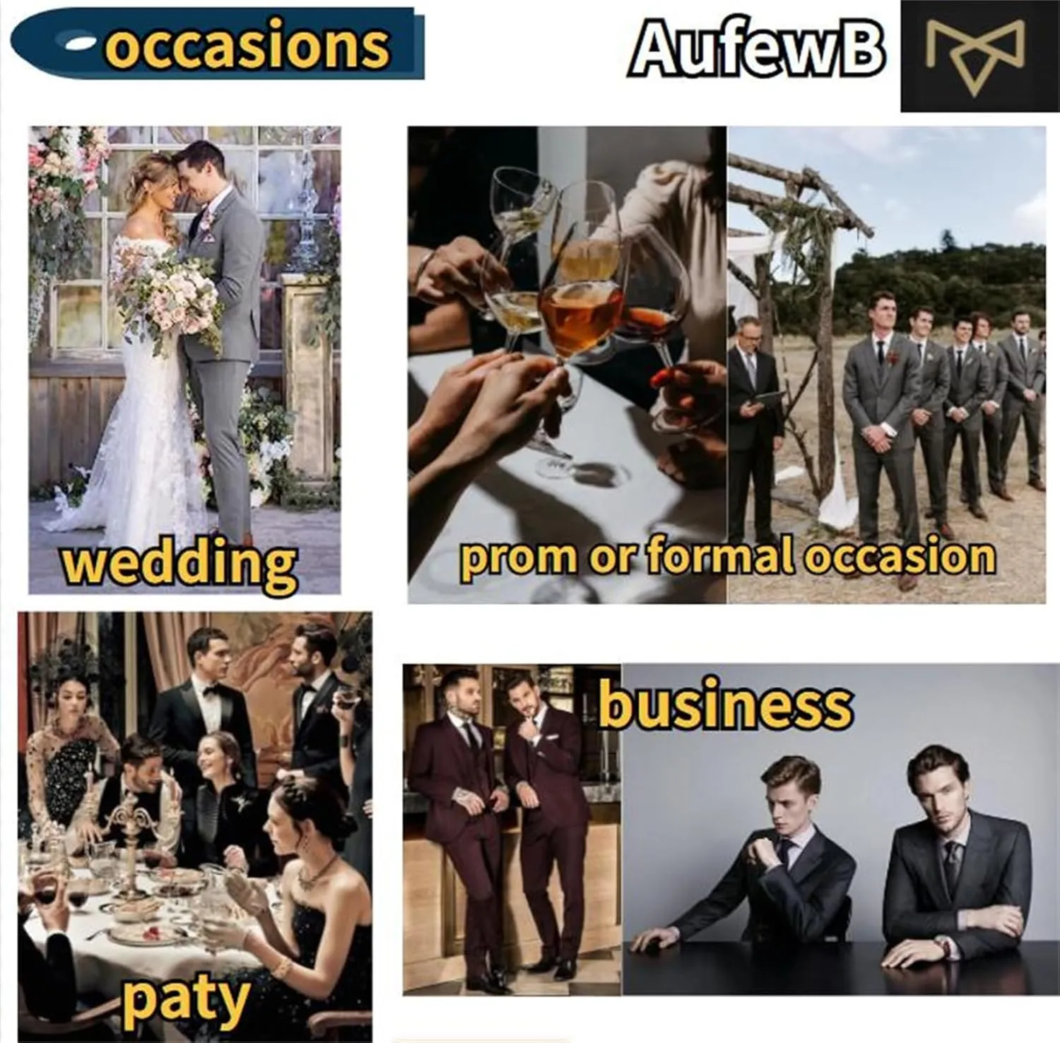 Men Suits Regular Fit 3 Piece Pant Suit Set Wedding Tuxedo Blazer Double Breasted Vest Prom Jacket Mens Formal Suits Outfits
