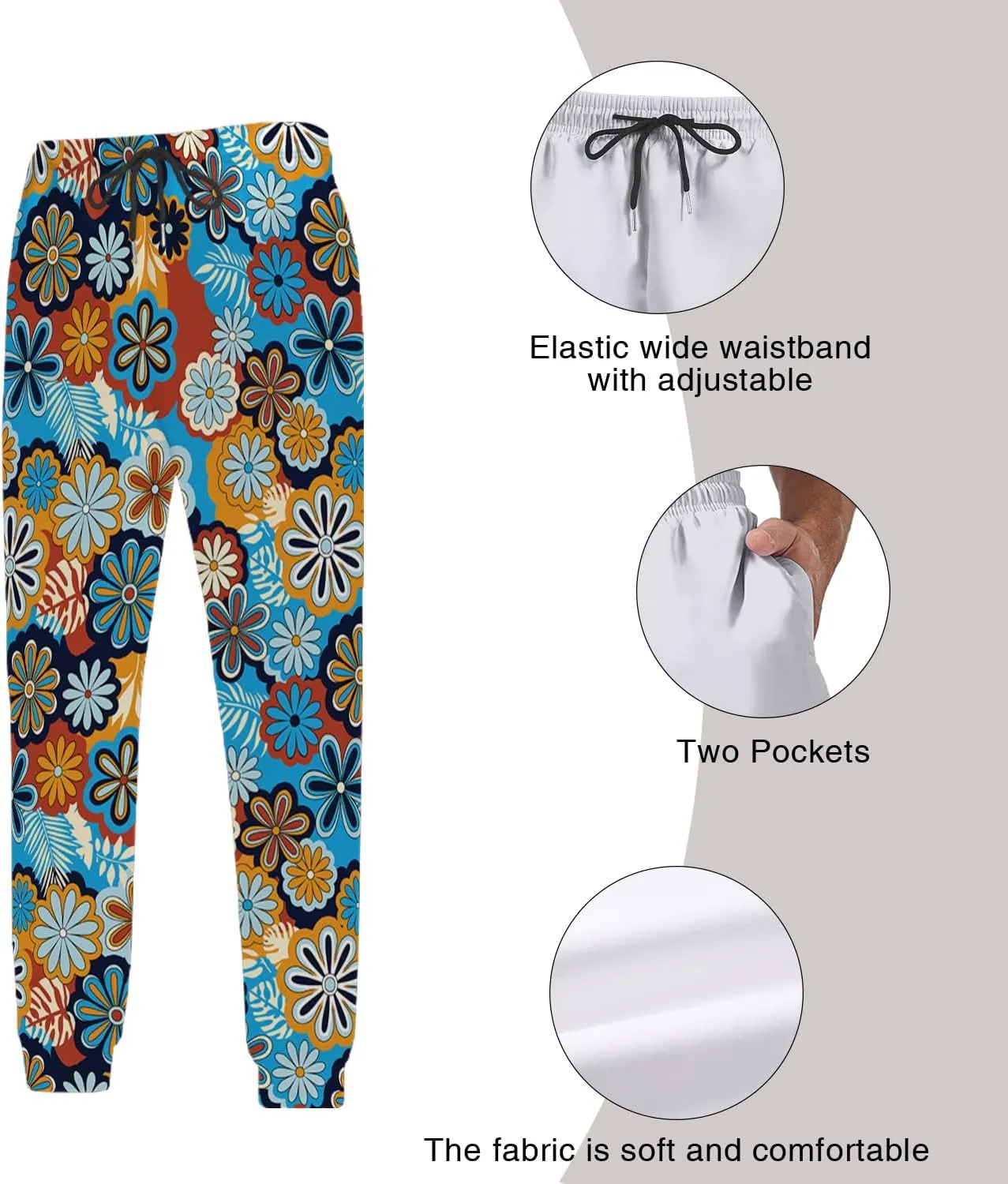 Mens Jogger Pants 80s Outfit for Men Costumes Sweatpants 90s Outfit for Men Casual Sports Track Pants