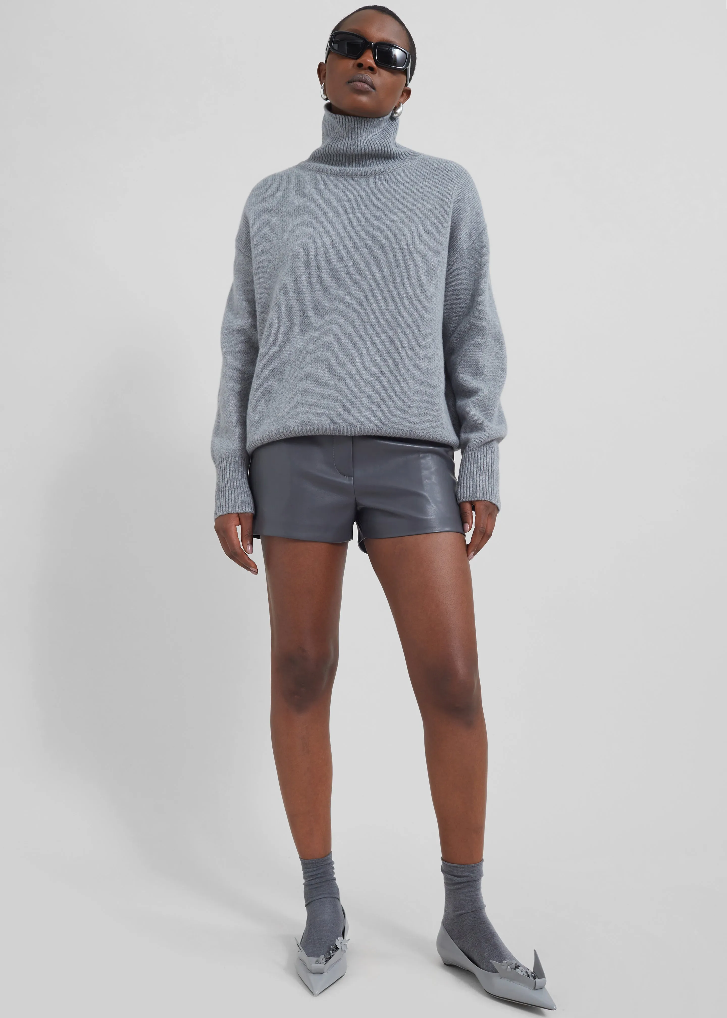 Milani Wool Turtleneck - Grey