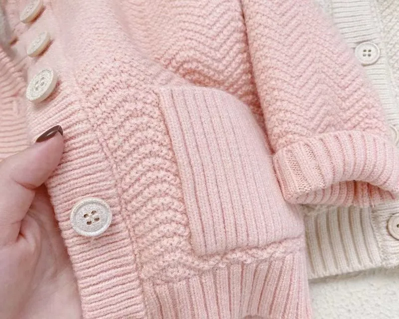 Mimi Fleece Lined Hooded Knit Cardigan