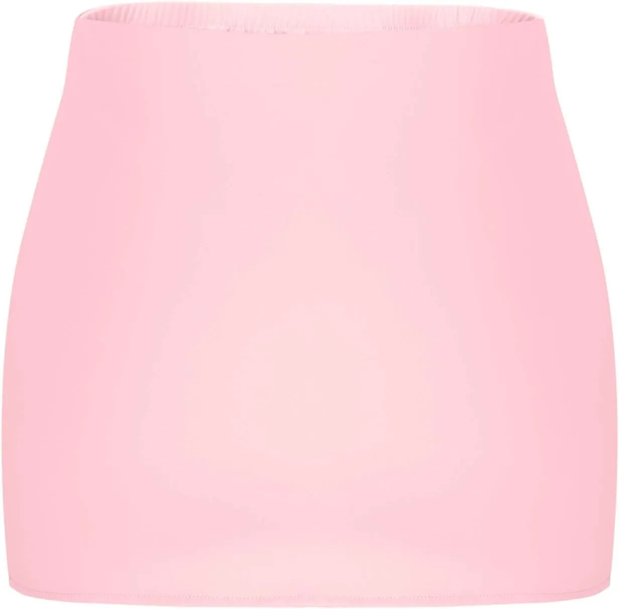 Mini Skirts for Women Low Waisted Stretch Summer Skorts Sexy Solid Color Soft Bodycon Skirt 2025 Fashion Skort