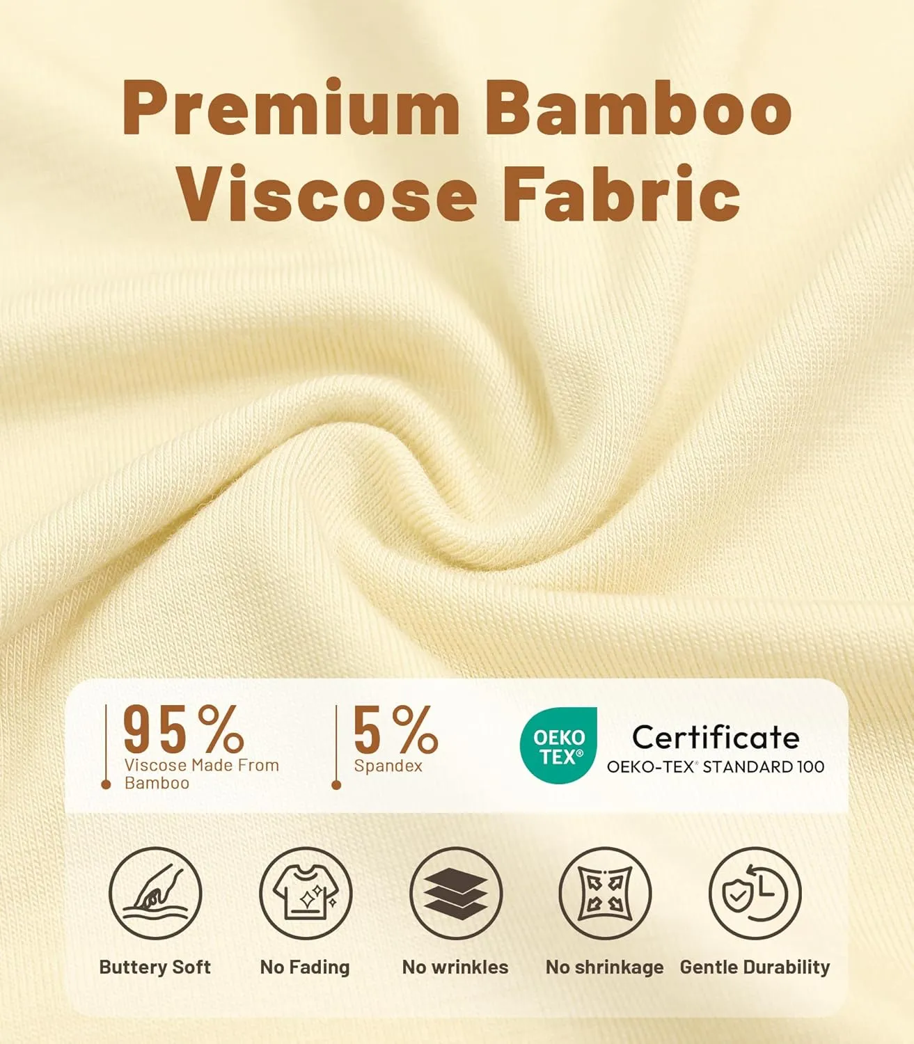 NACHILA Pajamas for Women-Viscose Made from Bamboo,Short Sleeve Sleepwear with Capri Pants Pajama Sets Crew Neck Cool Pjs