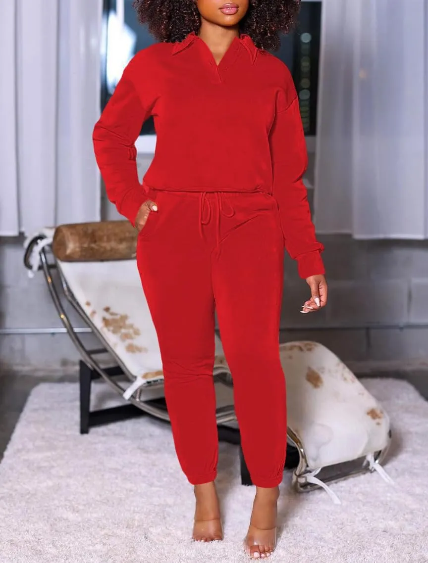 Nimsruc 2 Piece Outfits For Women Sweatsuits Jogging Set