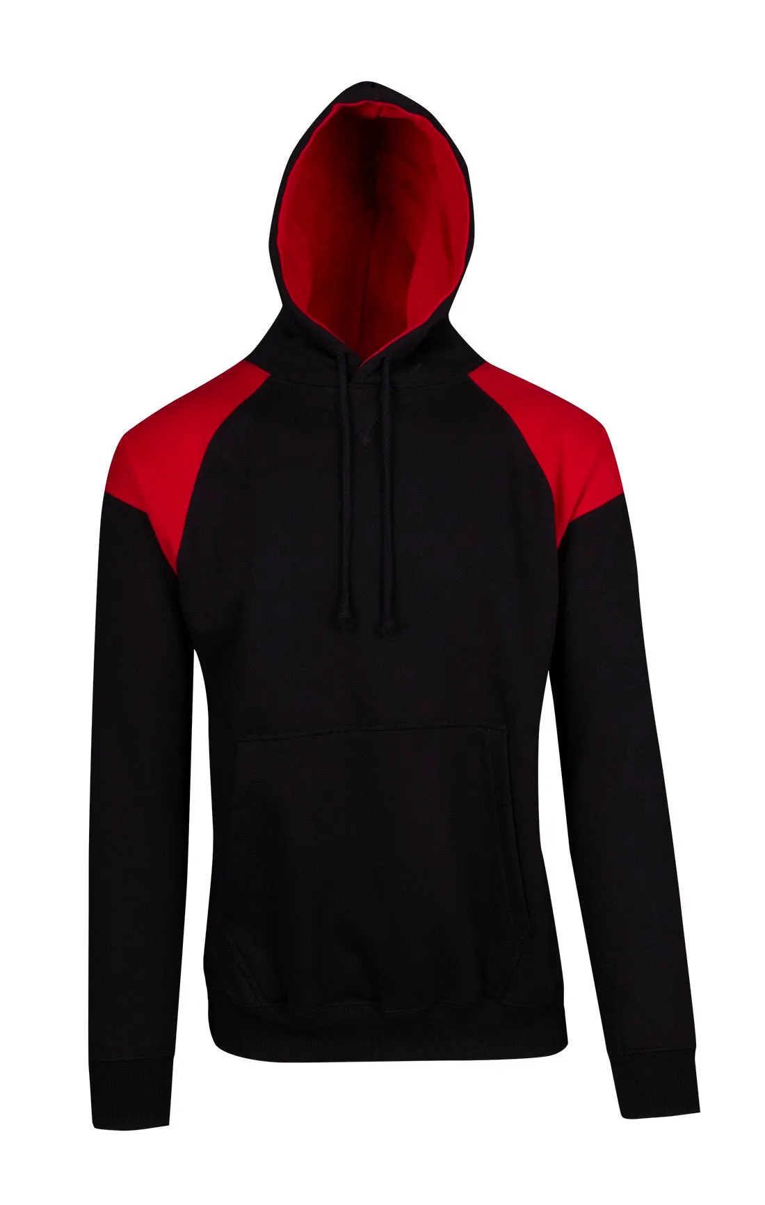Ramo Mens Shoulder Contrast Panel Hoodie 1st(12 Colour) (F303HP)