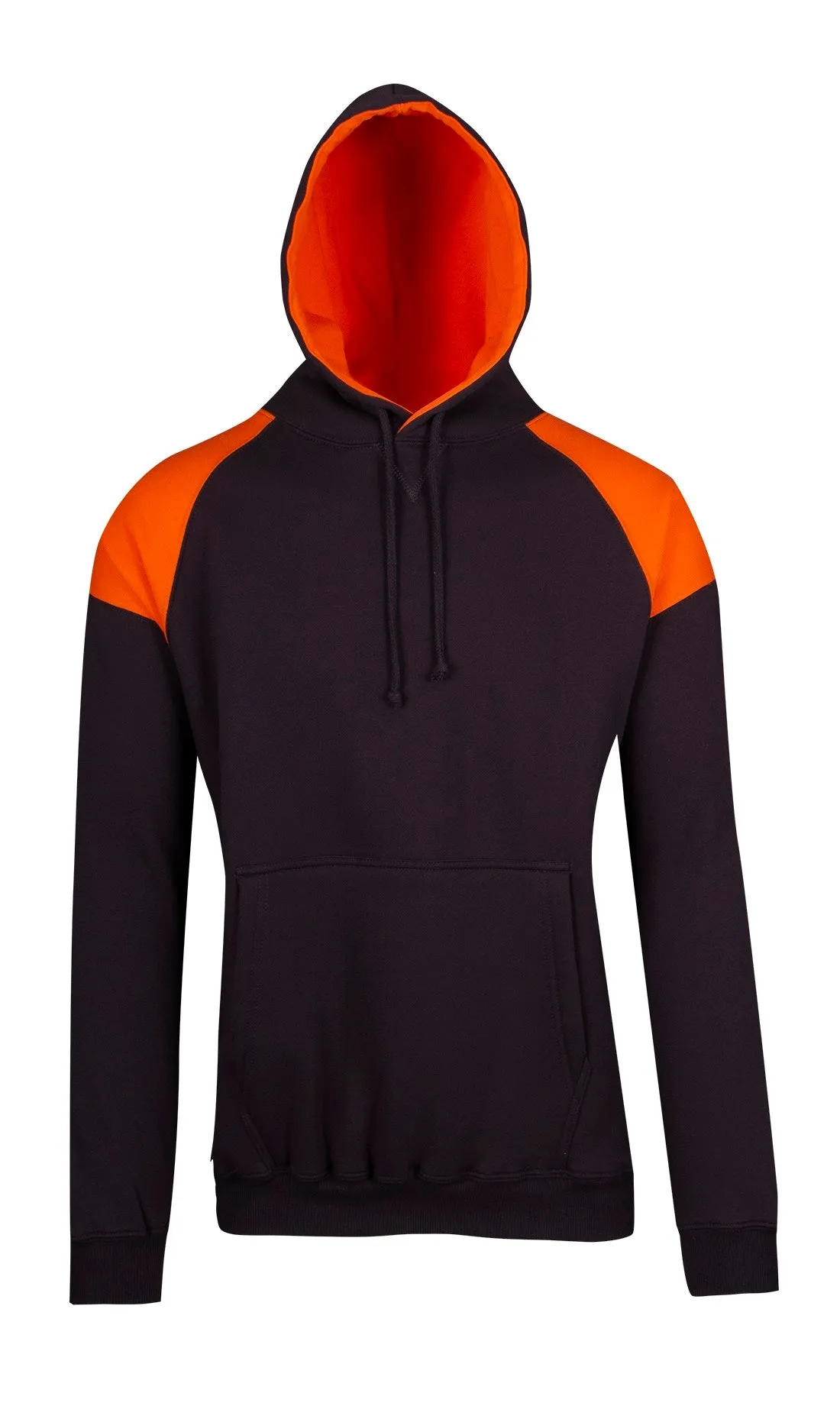 Ramo Mens Shoulder Contrast Panel Hoodie 1st(12 Colour) (F303HP)
