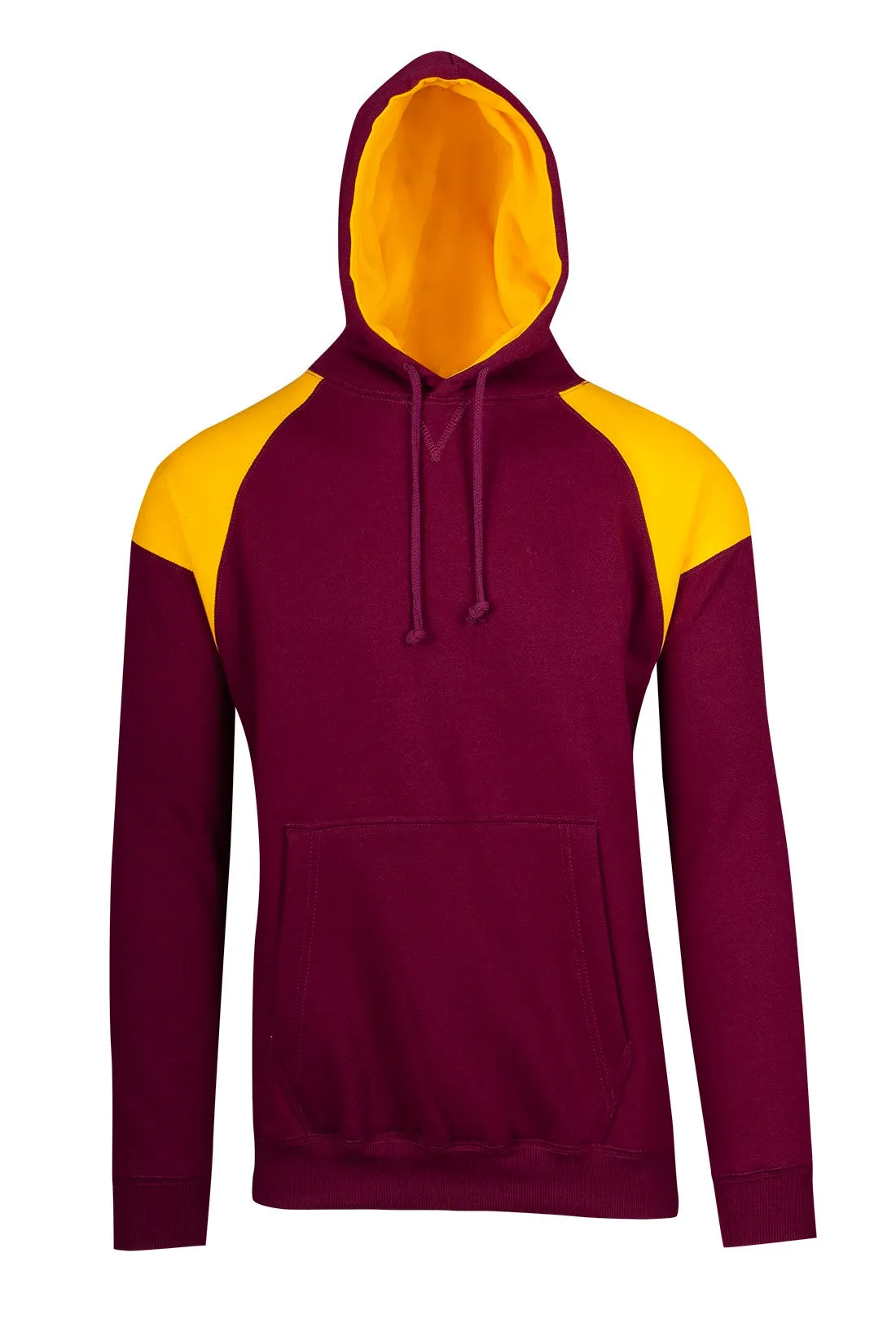 Ramo Mens Shoulder Contrast Panel Hoodie 1st(12 Colour) (F303HP)