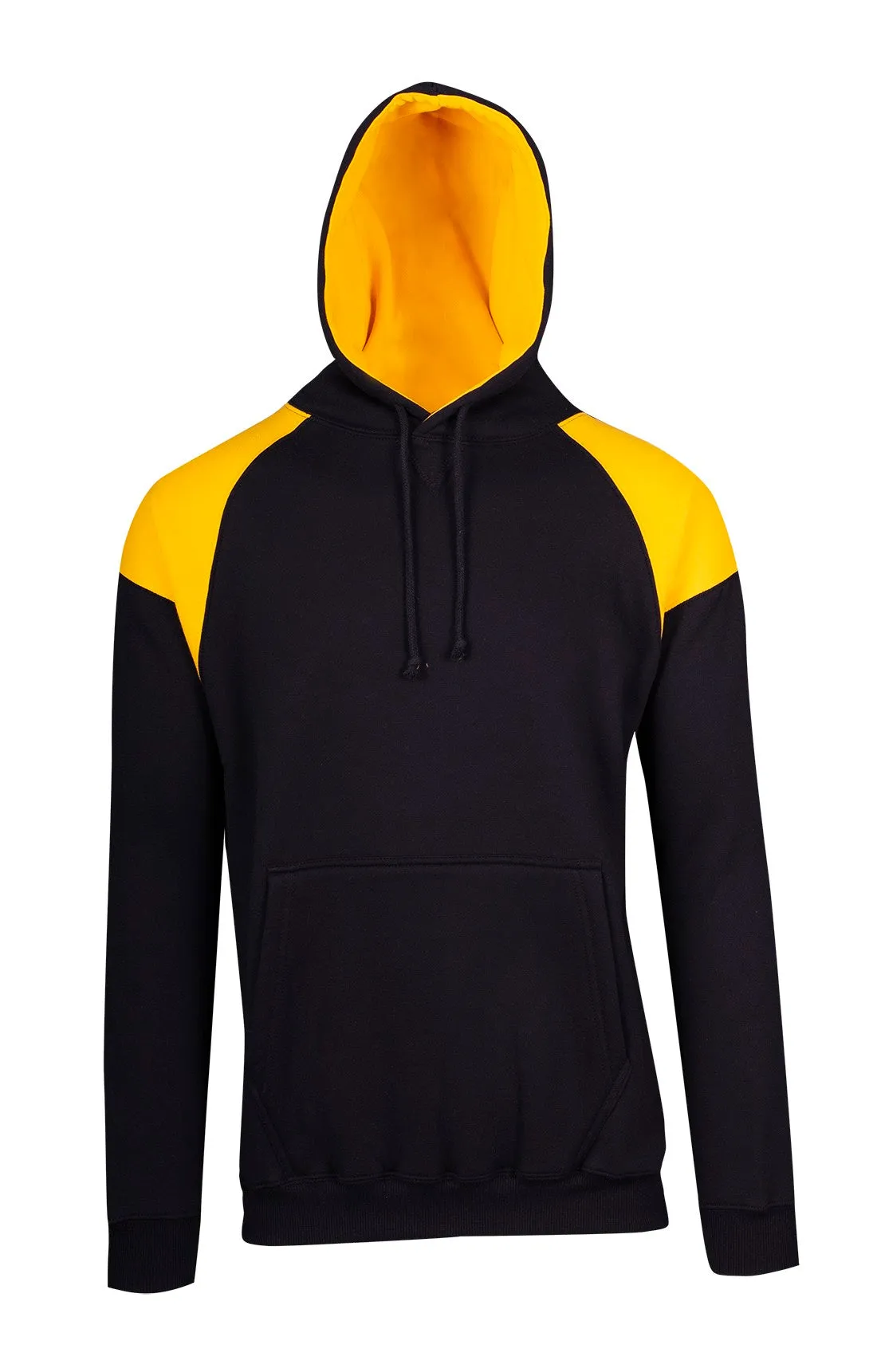 Ramo Mens Shoulder Contrast Panel Hoodie 1st(12 Colour) (F303HP)