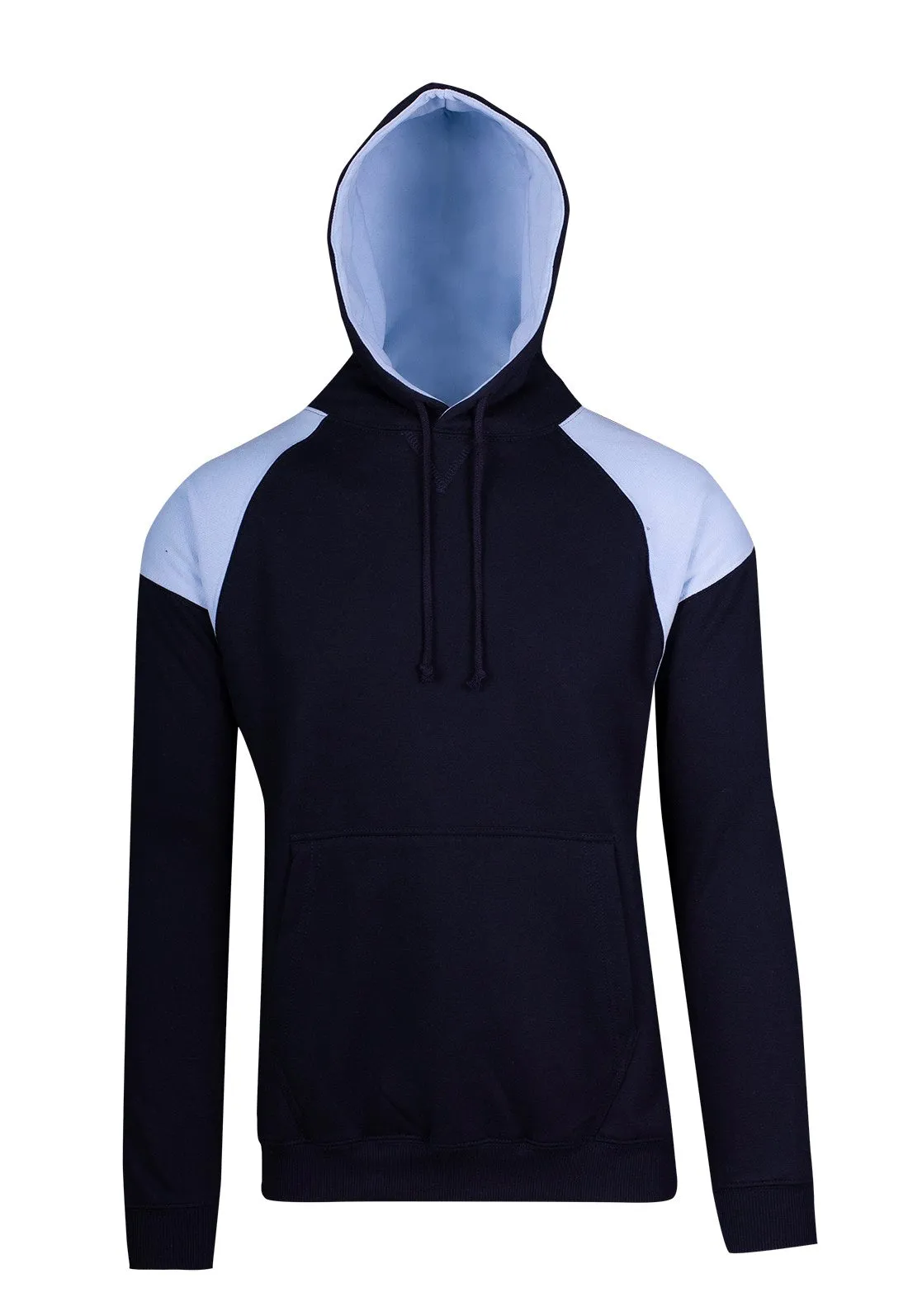 Ramo Mens Shoulder Contrast Panel Hoodie 1st(12 Colour) (F303HP)