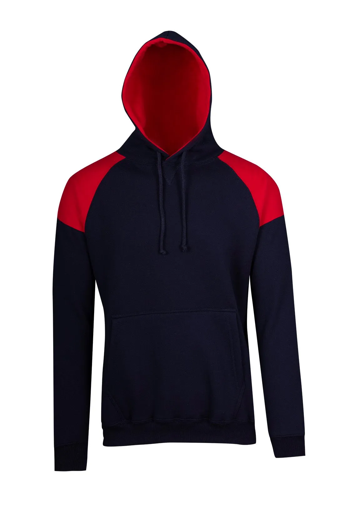 Ramo Mens Shoulder Contrast Panel Hoodie 1st(12 Colour) (F303HP)