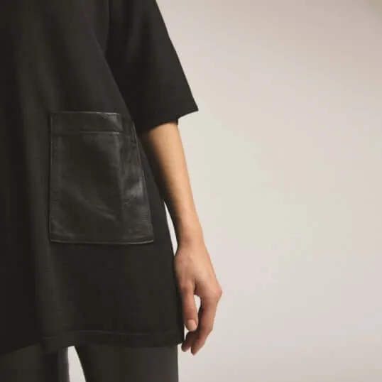Raw by Raw Evelyn Cape in Jet Black