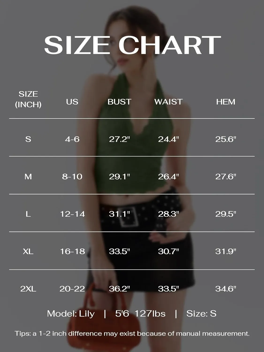 REORIA Womens Sexy V Neck Lace Halter Backless Going Out Double Lined Y2K Trendy Cropped Tank Tops